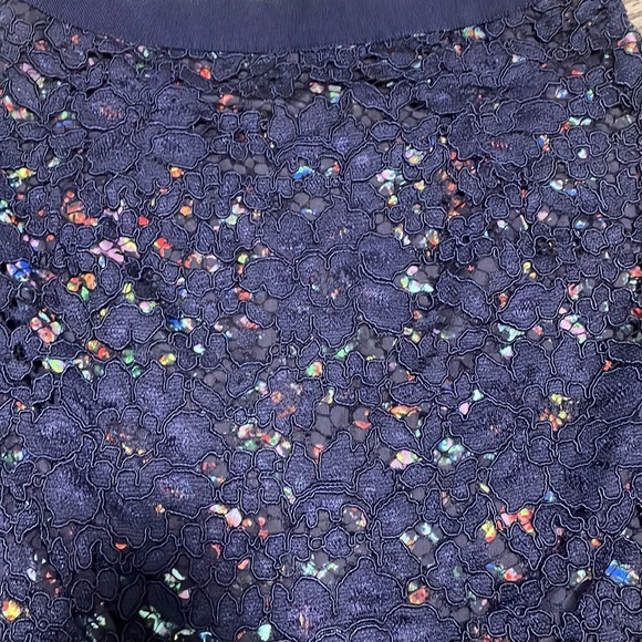 Shoshanna Lace Overlay Mini Skirt - Picture 3 of 4